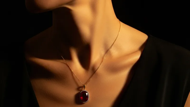 Comment Porter Un Pendentif Rubis